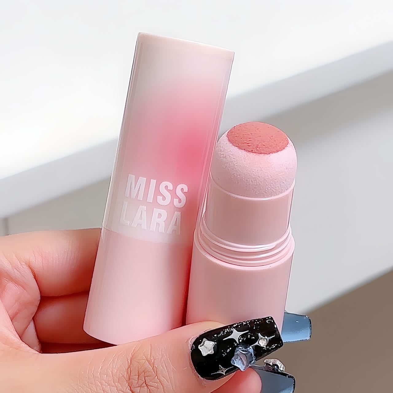 Cute Solid Color Plastic Blusher display picture 9
