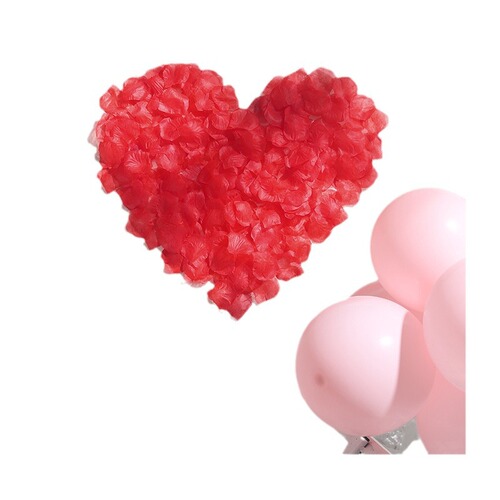 Wholesale simulated rose petals wedding supplies wedding room wedding bed hand scattered fake petals romantic photo props