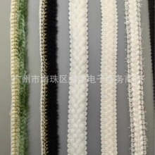 现货批发小香风毛线编织包边花边织带领口袖口衣襟服装辅料花边