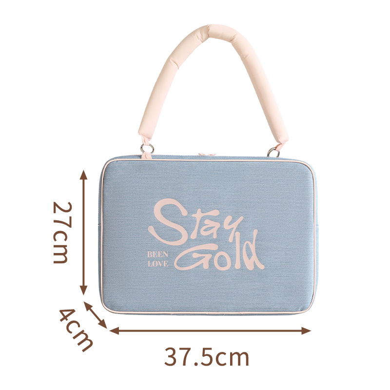 해커 휴대용 데님 라지