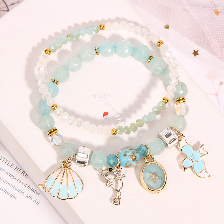 Elegant Butterfly Artificial Crystal Inlay Artificial Gemstones Women's Bracelets display picture 3