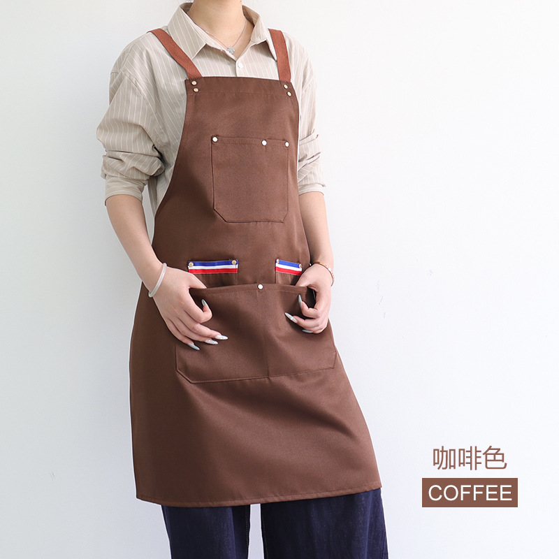 Transfronterizo Amazon restaurante herramientas correa delantal logotipo personalizado publicidad ropa de trabajo fábrica de delantal de cocina al por mayor