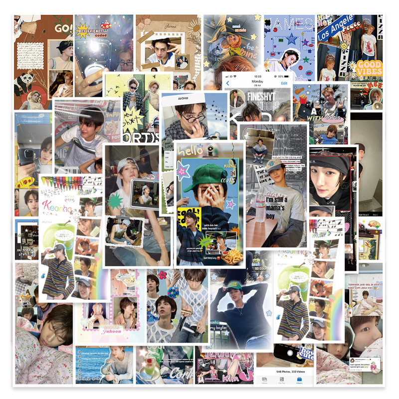 36 Pieces of Cortis Collage Wallpapers, High-Looking Graffiti Creative Ins Style Boy Group Peripheral Sealing Stickers, Waterproof Stickers 36 Pieces of Cortis Collage Wallpapers, High-Looking Graffiti Creative Ins Style Boy Group Peripheral Sealing Stickers, Waterproof Stickers