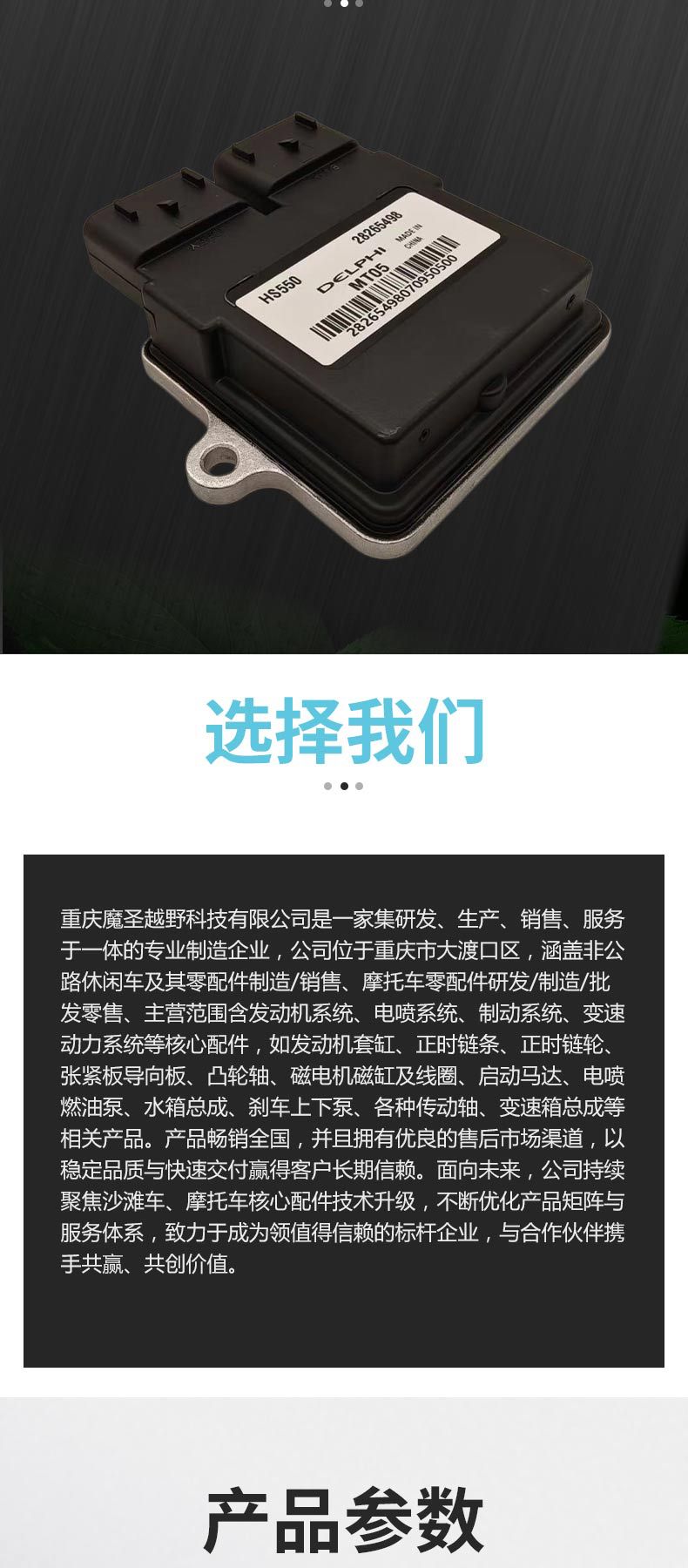 Cross-Border Wholesale of Automotive and Motorcycle Parts Igniters Applicable to Hs550Ecu, 503-01917 (Mtd)