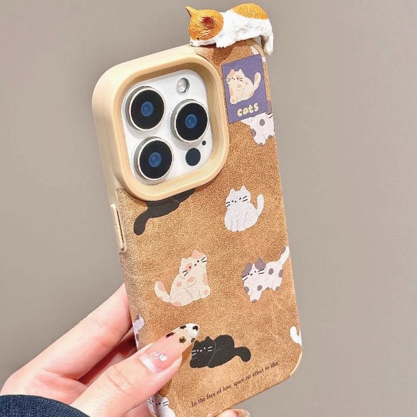45g Weight iPhone Applicable Brands Phone Cases Classification tpu Material Cat Pattern Cartoon Style, Cute Style Tpu Cat Cartoon Style Cute Phone Cases Phone Accessories 2