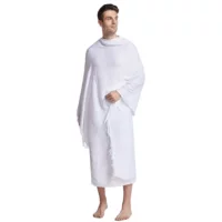 Пустынно-паломнический шарф Мекка горячих продаж,Ihram костюм для хаджа, вестм средней东方ский мужской однотонный двухш្ញьник