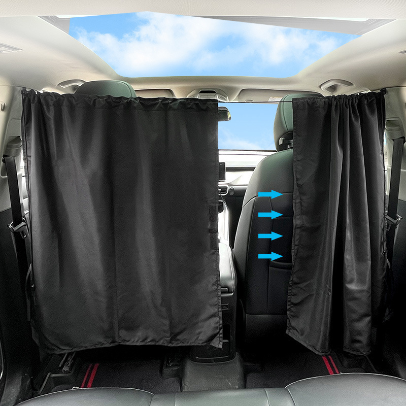 Interior Privacy Space Blackout Curtain Bed Car RV Van Air Conditioning Partition Curtain Front and Rear Partition Curtain for Car