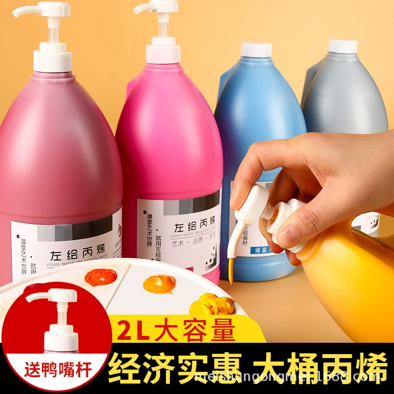 Acrylic Textile Paint, 500 ml, Waterproof & Lightfast, DIY Graffiti and Fabric Painting