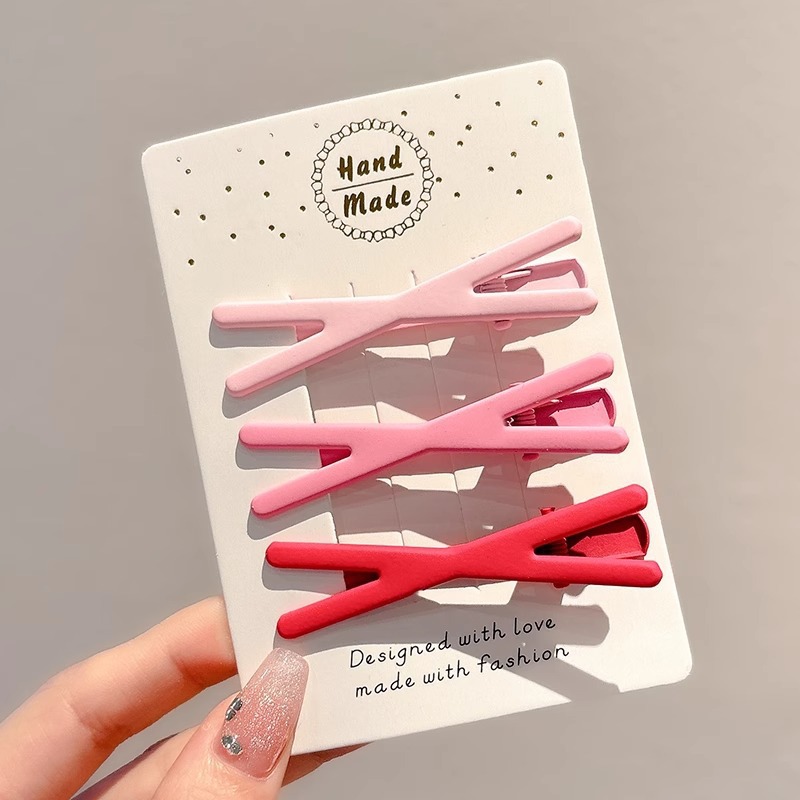 Horquilla de metal de alta calidad para otoño e invierno clip para flequillo en la frente femenina