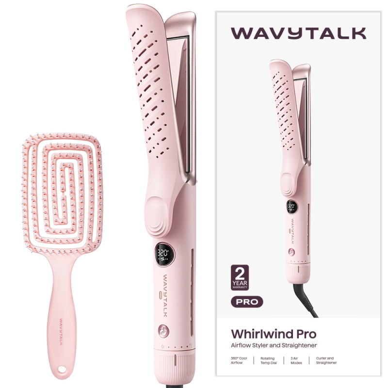 【輸出向け商品】Wavytalk WA A12 5段階温度調節機能付き ヘアアイロン（ストレート＆カール）|undefined