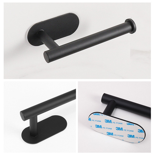 Stainless steel paper towel holder without punching kitchen napkin holder bathroom toilet paper holder toilet paper holder bathroom roll holder