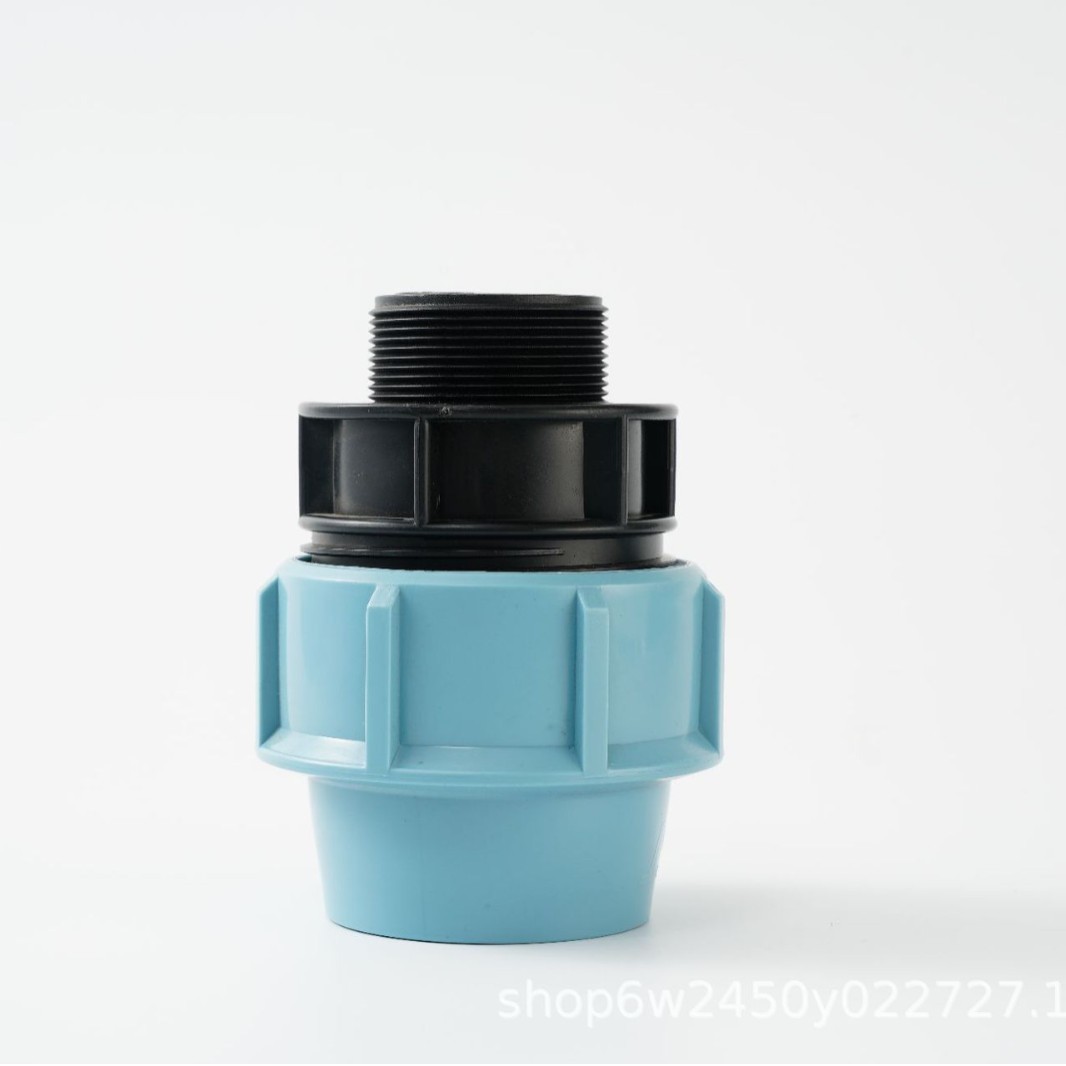 Los accesorios de tubería de PP se conectan rápidamente a los caracoles externos, herramientas de riego agrícola directo, bombas de agua de varios colores comerciales, especiales para el ahorro de agua