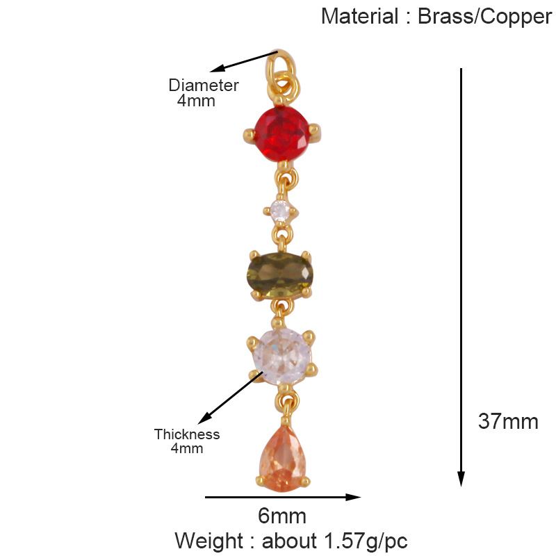 1g Weight Pendant Jewelry Making Type 10 * 15mm Jewelry Making Size DIY Jewelry Accessories Classification 1 Piece Quantity Copper Material Geometric, Windmill Pattern All Seasons Season Polished Finish Plating Design Sweet, Classic Style Style 1 Piece 10 * 15mm Copper Geometric Windmill Polished Pendant DIY Jewelry Accessories 16