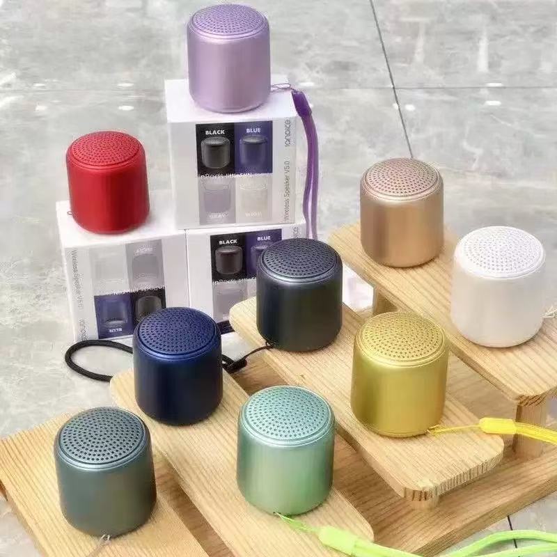 クロスボーダーミニマカロンBluetoothスピーカー、屋外用ポータブル重低音ラウンド型スピーカー、小型パワフルスピーカー|undefined
