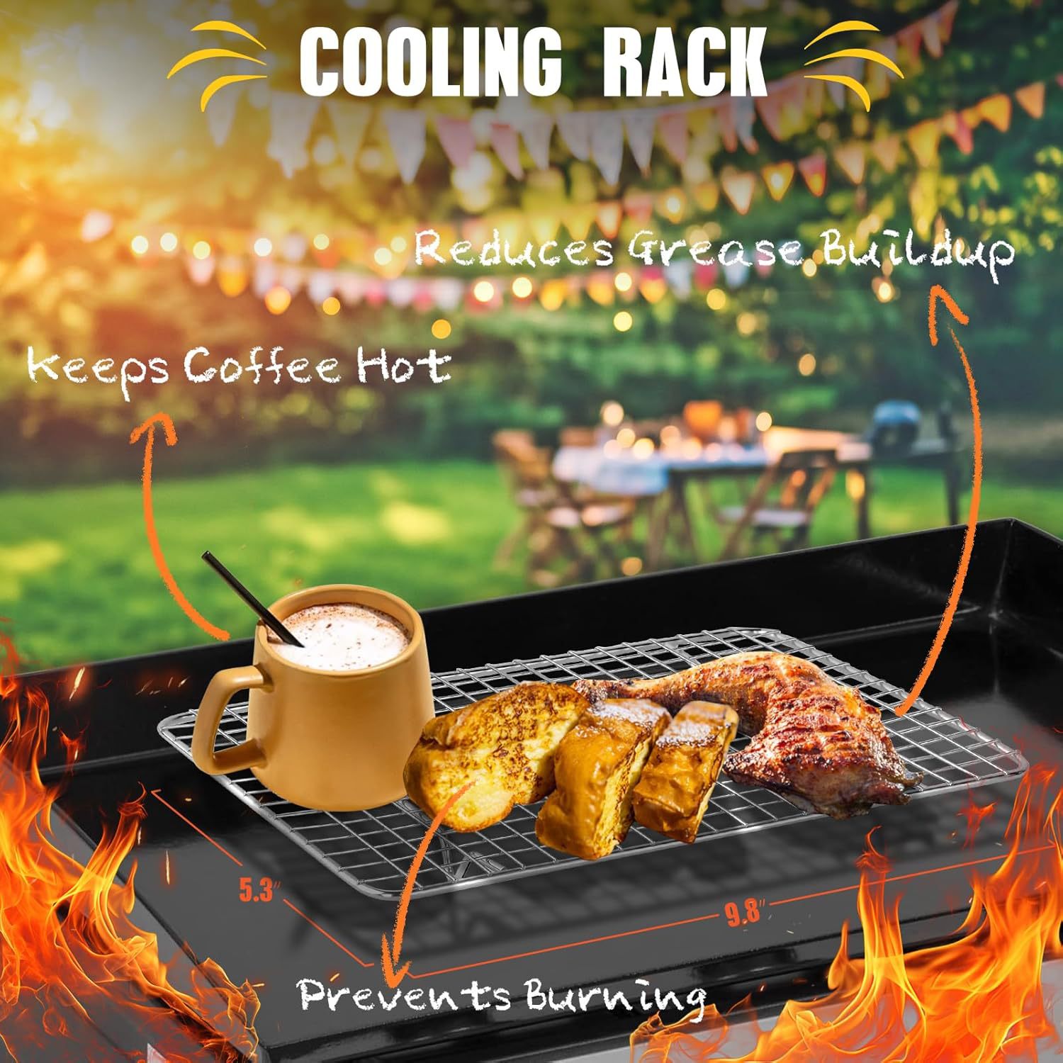 Spot Transborder Amazon l Juego de utensilios para hornear BBQ al aire libre Teppanyaki de acero inoxidable Juego de herramientas para barbacoa