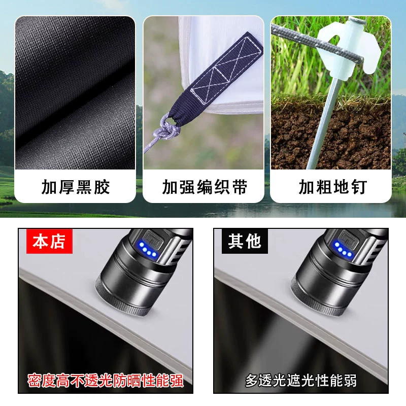 Навес для кемпинга, увеличенная толщина, защита от солнца