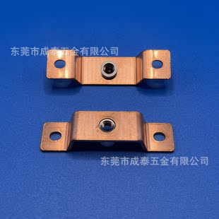 Data center Cabinet grounding bus bar tinned T2 copper strip equipotential grounding copper bar wiring copper terminal stamping