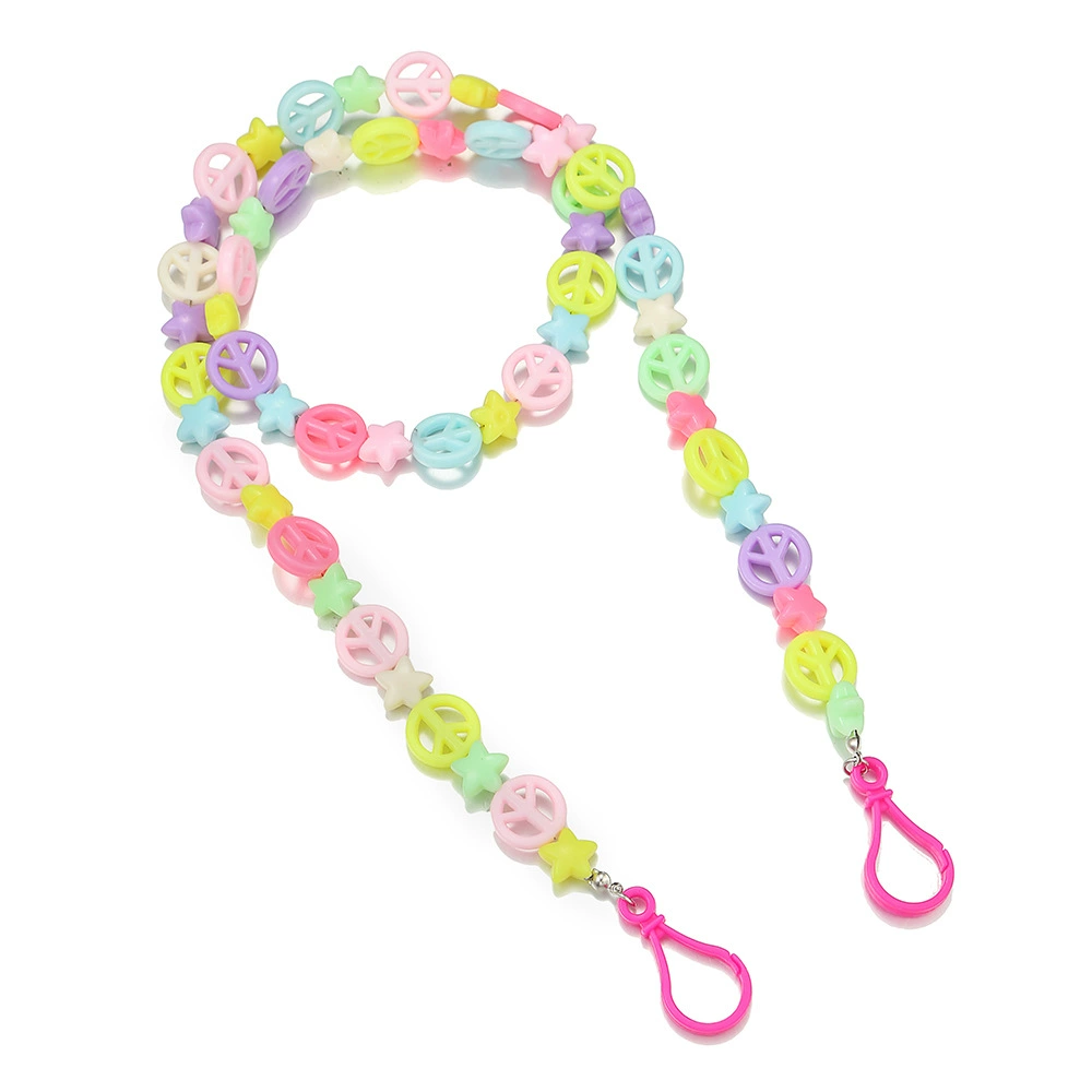Chain, glasses, necklace, medical mask
