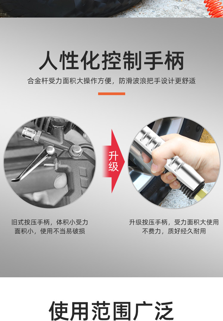 Suitable for high-precision digital tire pressure gauges with inflation function, tire inflating gauges, and electronic tire pressure guns