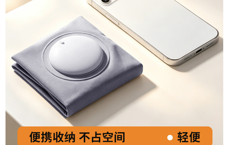 Press-to-inflate lumbar support, portable and foldable car seat cushion, provides waist support for long periods of sitting, ideal for airplane and high-speed train travel