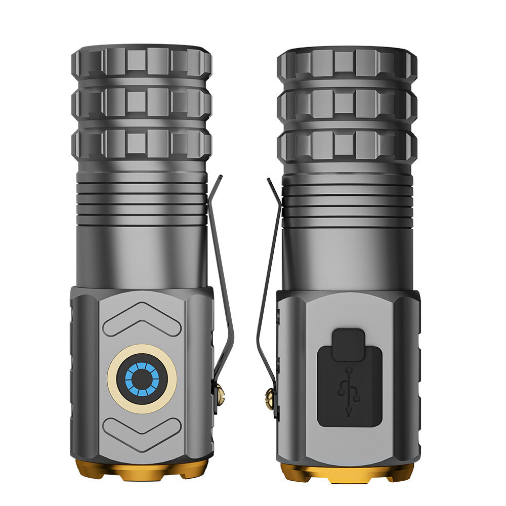 Nuevo multi-funcional Mini linterna de carga portátil impermeable linterna al aire libre de carga Super brillante