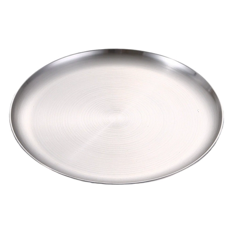 304 тарелка из нержавеющей стали в Корейском стиле тарелка для барбекю самообслуживания поднос для торта диск Западная тарелка для еды тарелка с фруктами для барбекю