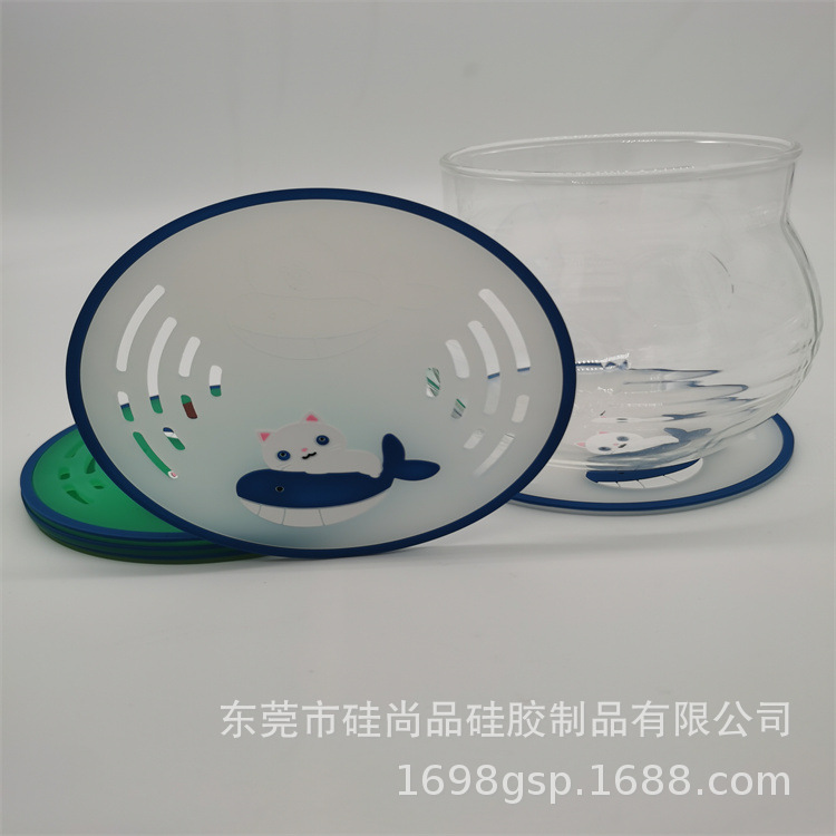 Fabricantes personalizados tiburones de dibujos animados de moda osos de silicona taza de vinos extranjeros taza de té taza de goma suave