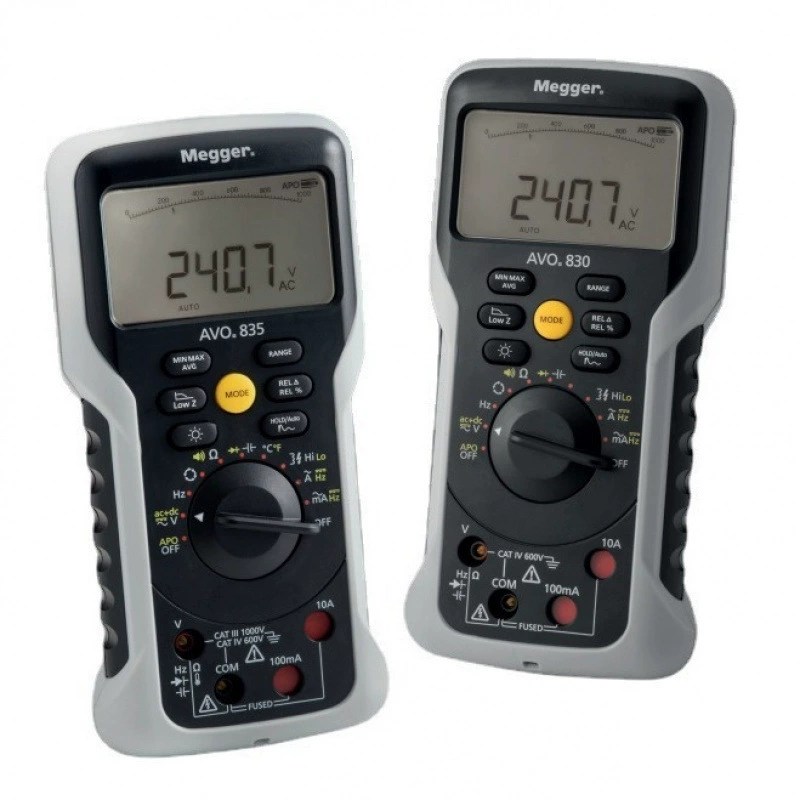Megger AVO®830 и 835 высококачественные мультиметры