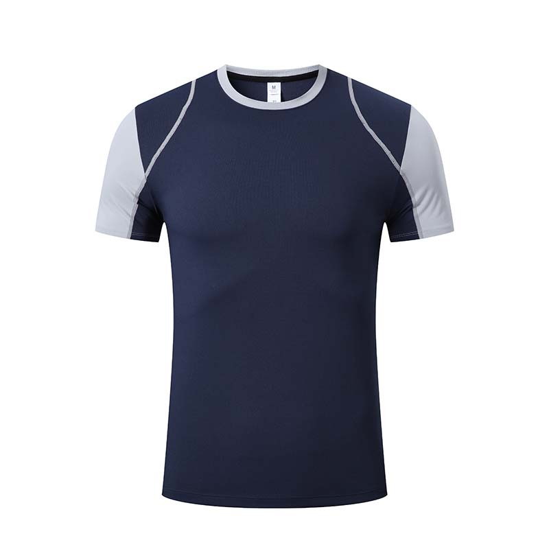Verano al aire libre de los hombres y las mujeres deportes ropa de secado rápido camiseta running fitness grupo ropa cuello redondo superior manga corta impreso LOGOU