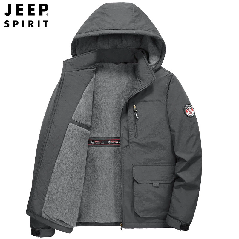 Молодежная куртка с капюшоном на весну и осень, мужская куртка с несколькими карманами, дышащая, для походов, спорта, повседневная, модель 8812AJP