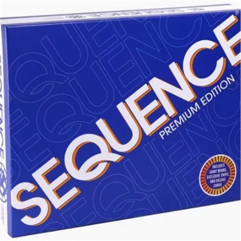 [英文版SEQUENCE GAME 序列迷阵花式五子棋桌游卡牌聚会休闲游戏棋]