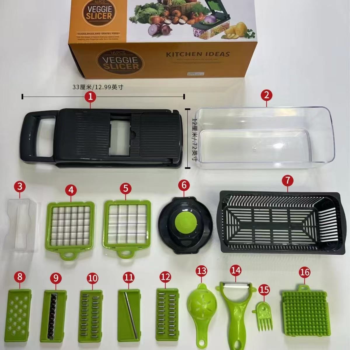 Artefactos de cocina transfronterizos cortadores de verduras multifuncionales cortadores de alambre raspadores cortadores de alambre suministros de cocina