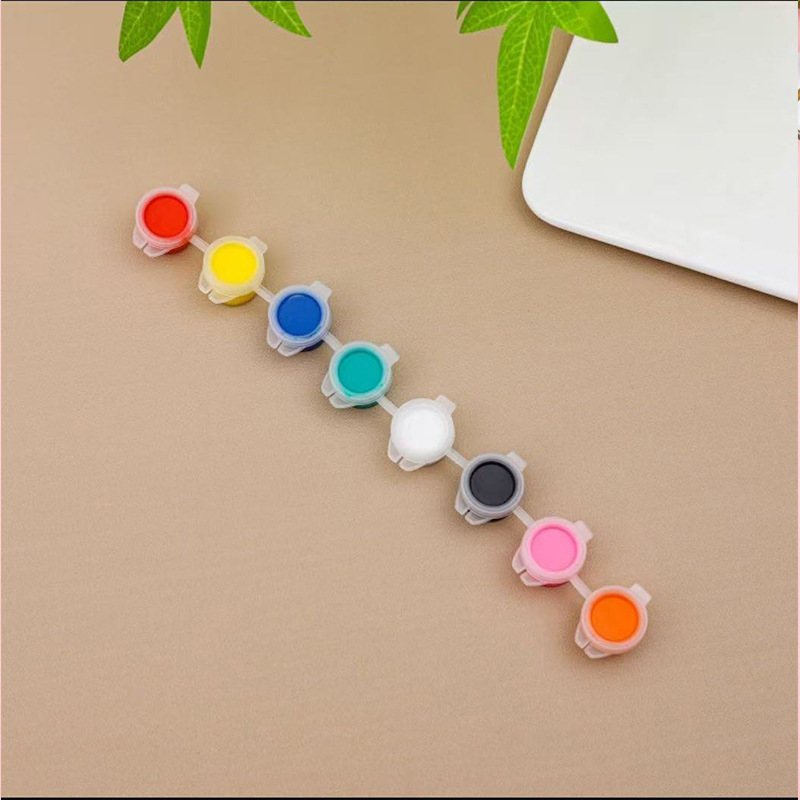 Pintura Acrílica Infantil de 12 Colores Set de 6