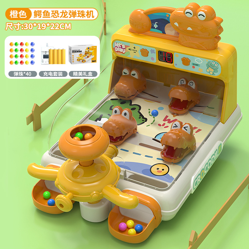 Máquina de Pinball Eléctrica Infantil de Plástico con Conteo de Puntos e Interacción