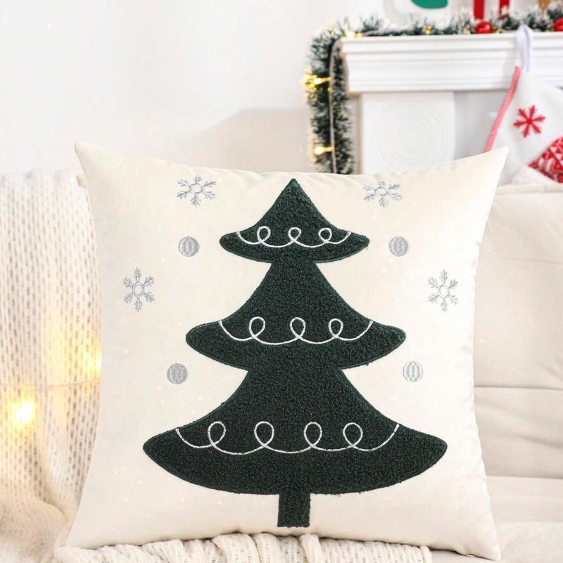 国境を越えた貿易クリスマス装飾枕カバーベルベット刺繍Amazon AliExpressワンピースドロップシッピングスポット|undefined