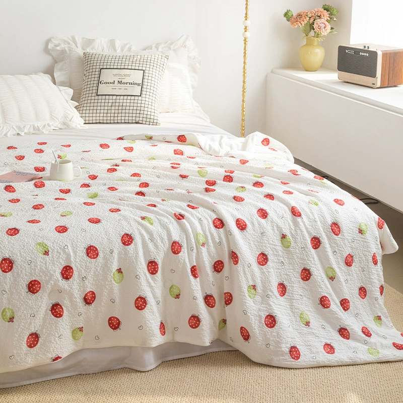 Летнее одеяло из сирсакера моющееся одеяло тонкое одеяло Four Seasons одинарное двойное одеяло весна и осень тонкое одеяло ядро детское Студенческое Одеяло