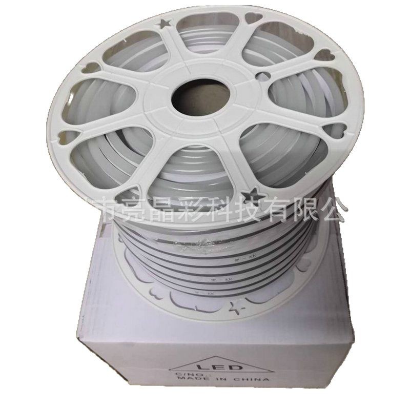 LED de colores RGB flexible luz de neón tubo de PVC tira de luz de neón control de grupo consola DMX cambio de color tira de luz suave