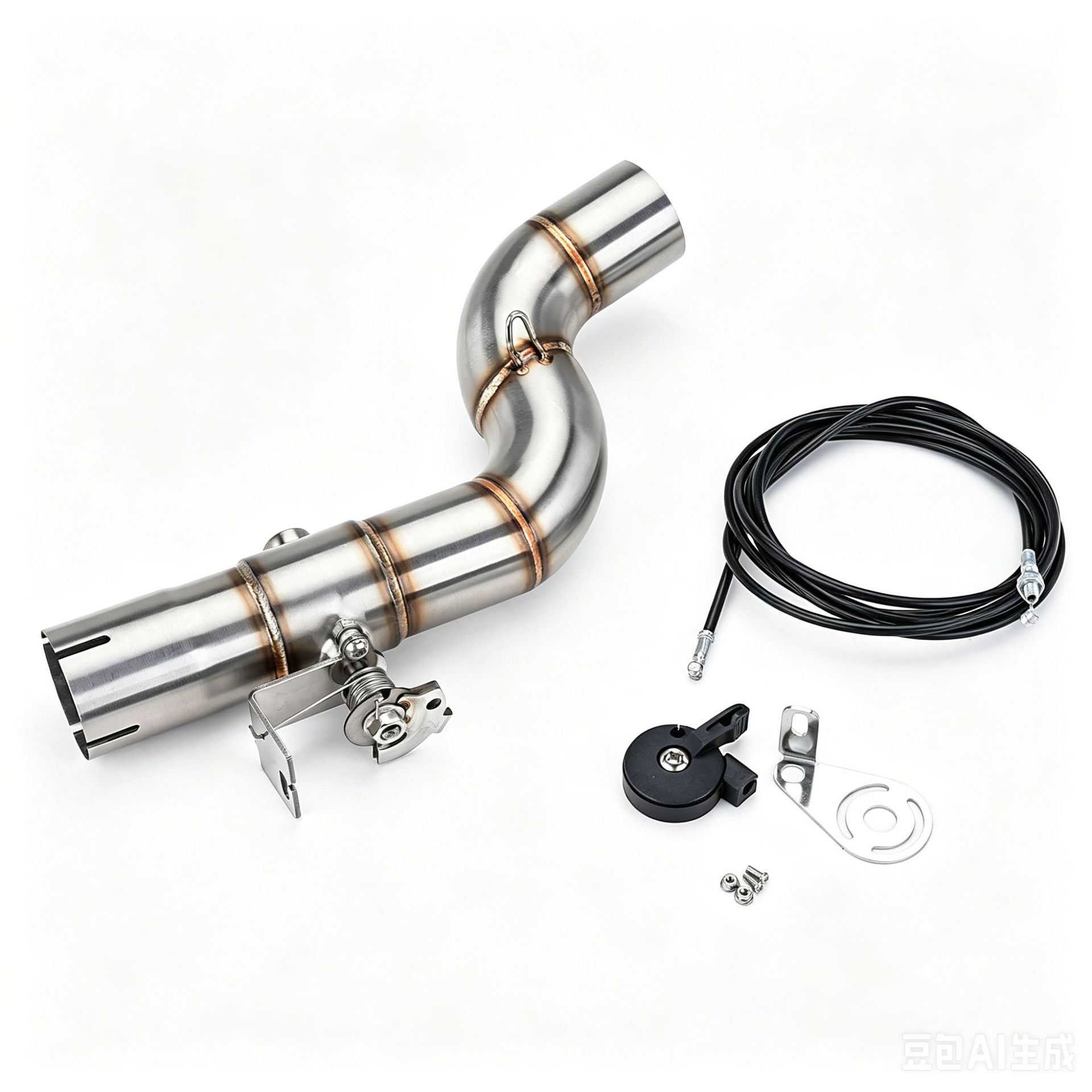 Motorcycle F900Xr Exhaust Pipe Front Section F900R Modified Stainless Steel Middle Section and Tail Section Exhaust Set 20-24