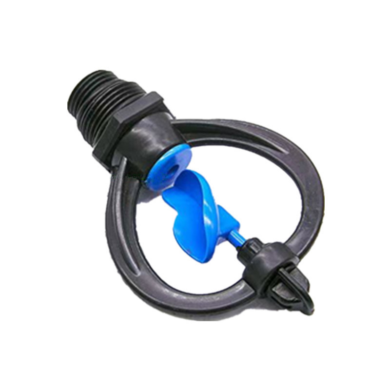 Riego por aspersión de tierras de cultivo rotativo automático atomizador de alambre exterior riego aspersor de 360 grados césped de jardín rociado verde