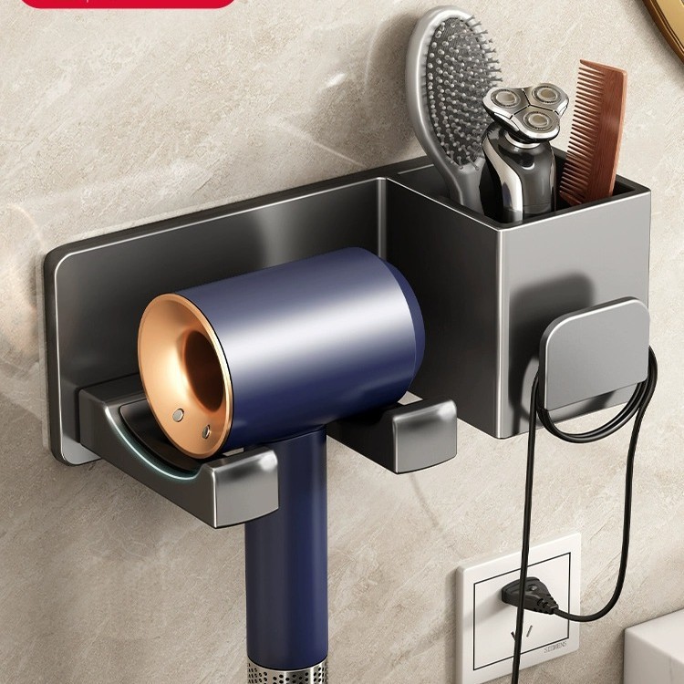[핫 추천] 헤어드라이어 랙 + 수납공간