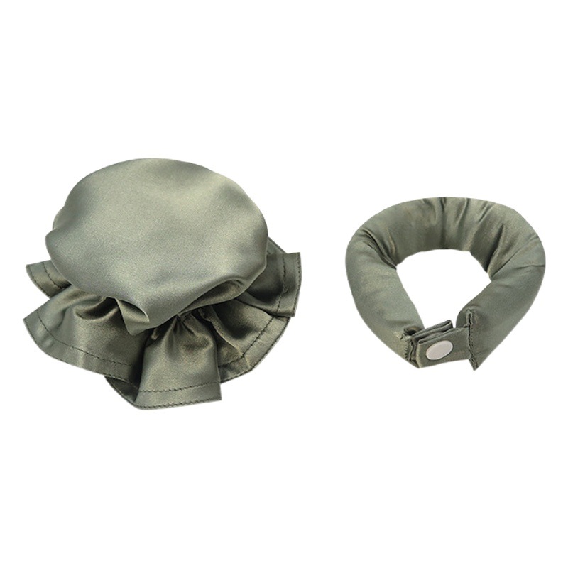 Cross-border NO CALIENTE palo curling BUN BONS Pelo Rizado cubierta traje de viaje almohada rodillo largo medio pelo grande onda de pelo rizado