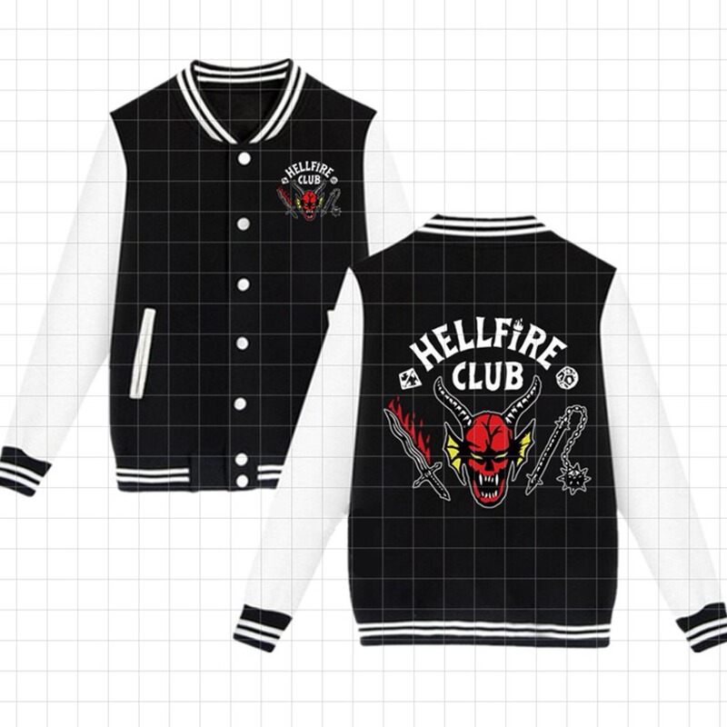 Strange story 4 2022 hot Stranger Things role-playing zipper cardigan jacket