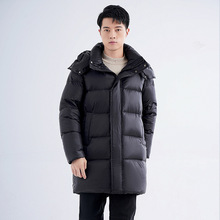 2025新款男高端巨厚中长款羽绒服保暖外套加厚面包服厂家直销批发
