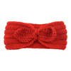 Children's crochet with bow, knitted headband, helmet for early age, hair accessory, European style