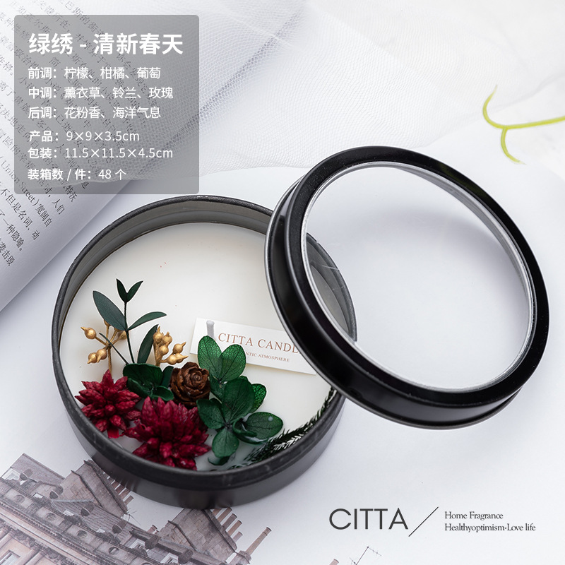 flores secas, frutas, flores, velas naturales, decoración de Navidad no tóxica, adornos, festivales, como regalos, regalos, embalaje de alta calidad