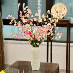 ハイエンドのライトラグジュアリーアヤメの花、造花、リビングルームのダイニングテーブル、テレビキャビネット、ハイエンドの装飾、フラワーアレンジメント