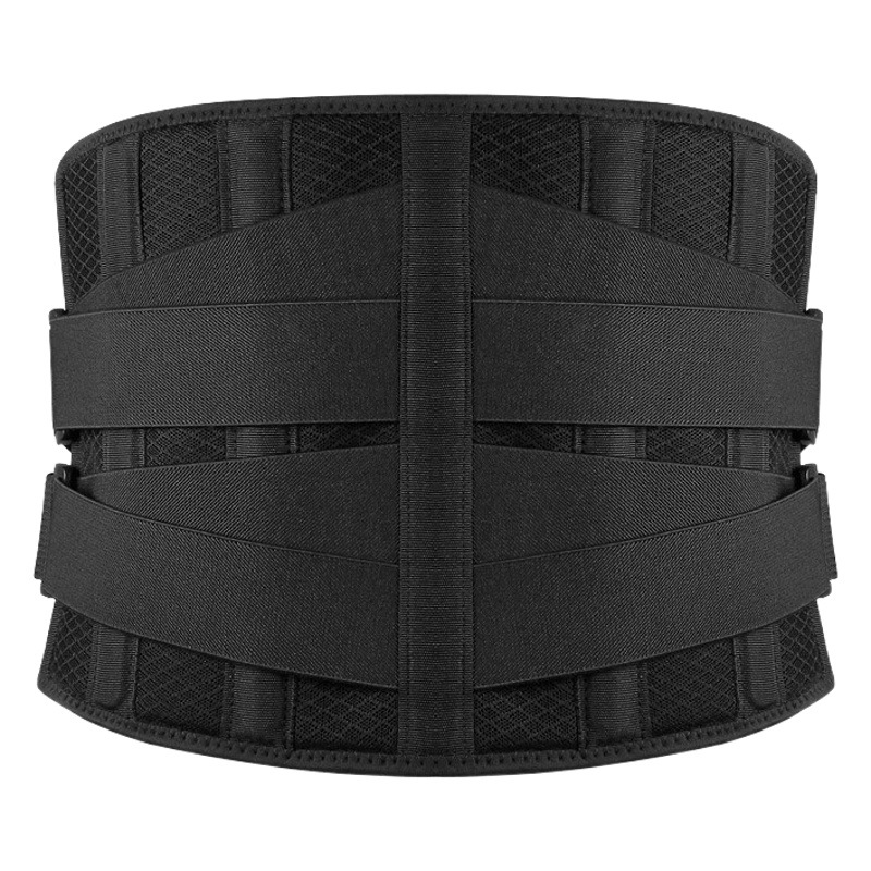 Nylon transpirable compresión apoyo cintura soporte baloncesto deportes fitness Squat entrenamiento cinturón largo sentado soporte de cintura fija en stock