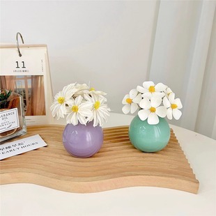 ins�L���ڲ�ɫ�մ�С��ƿ �ɻ����滨���b�ż��b���������С�[��