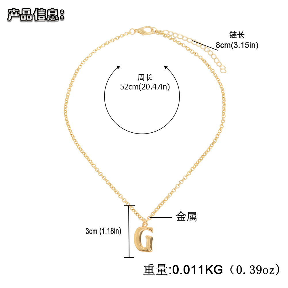 Simple Trendy Pendant Necklace display picture 13