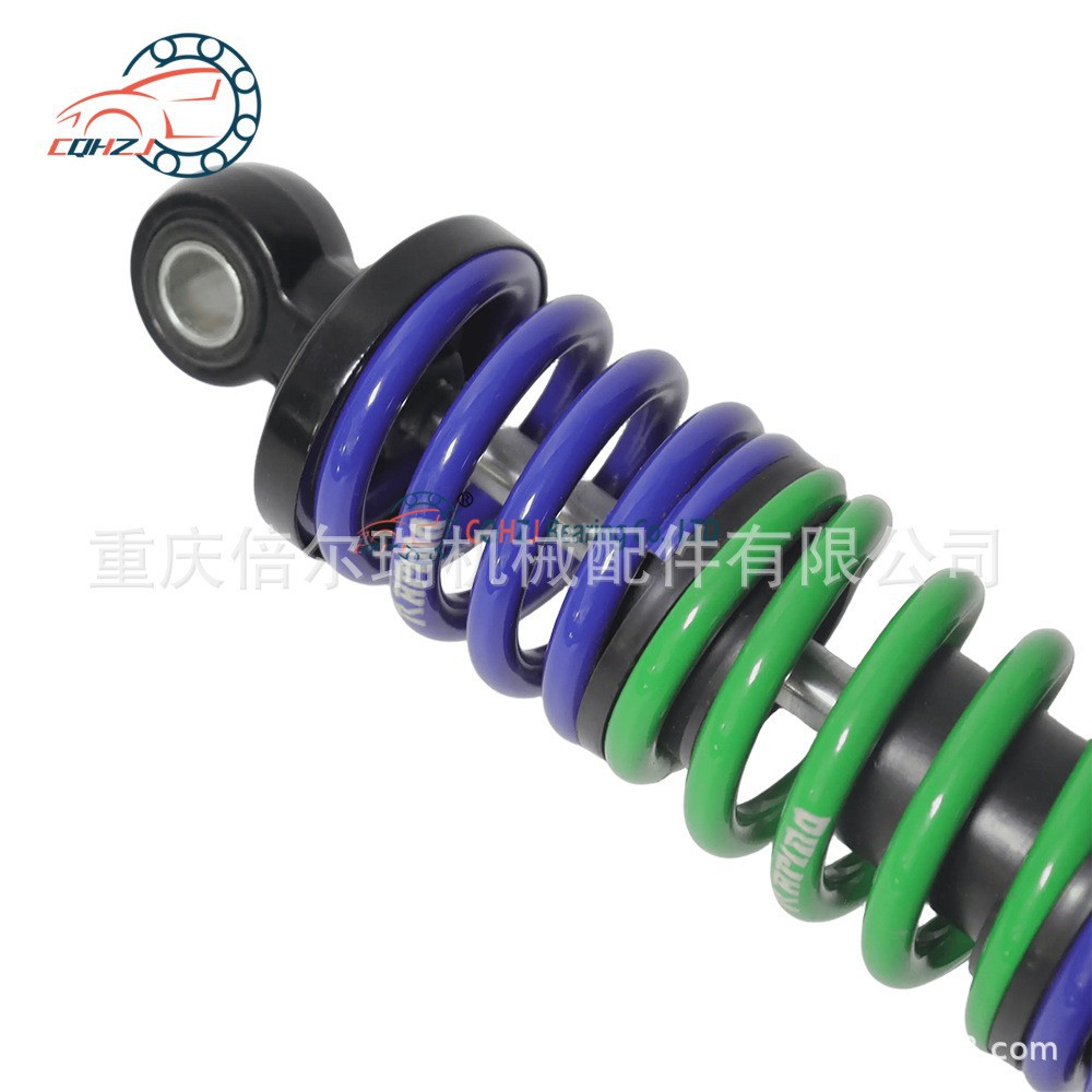 Venta directa de fábrica de Peerui para CG125 modificado amortiguador trasero de motocicleta verde púrpura